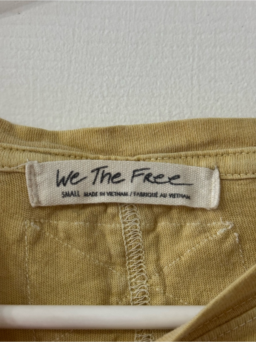 We The Free Washed Mustard Crewneck Tee - Picture 2 of 5